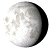 Waning Gibbous, 18 days, 6 hours, 44 minutes in cycle